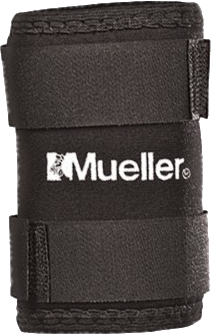 Mueller Wrist Sleeve 400 Neopren Handgelenkstütze mit zwei Klettverschlüssen