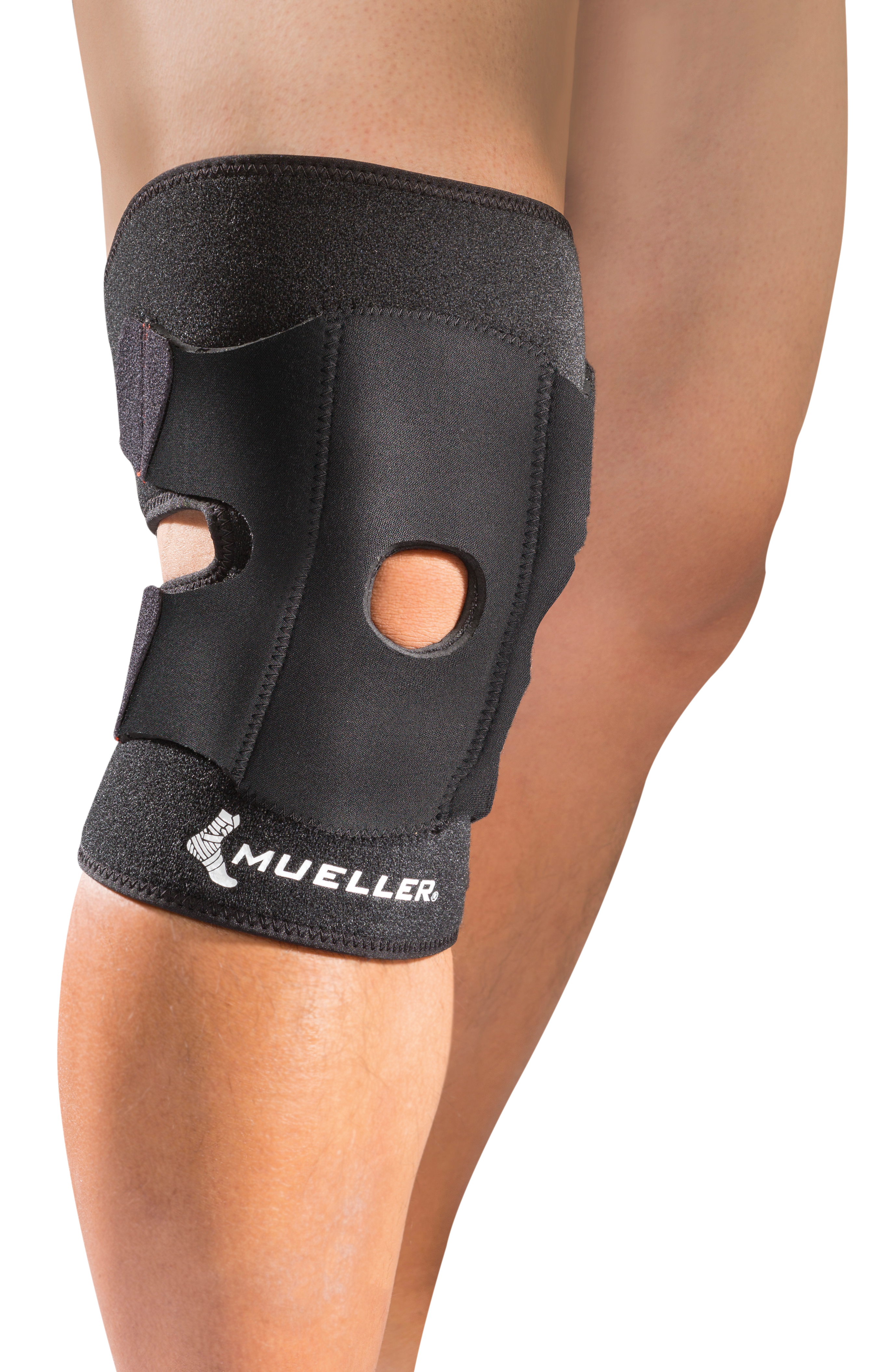 Mueller Adjustable Knee Support 57227 Demonstration am Knie Produkt