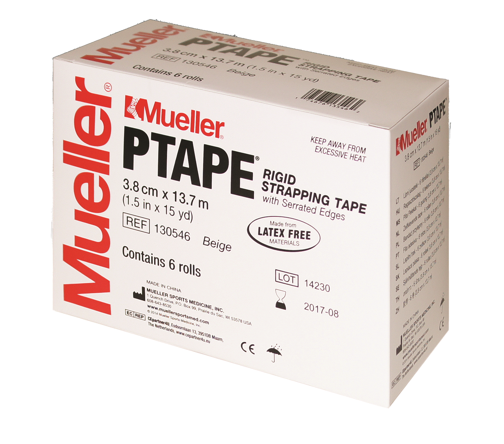 Mueller P-Tape beige 130546VE Umverpackung