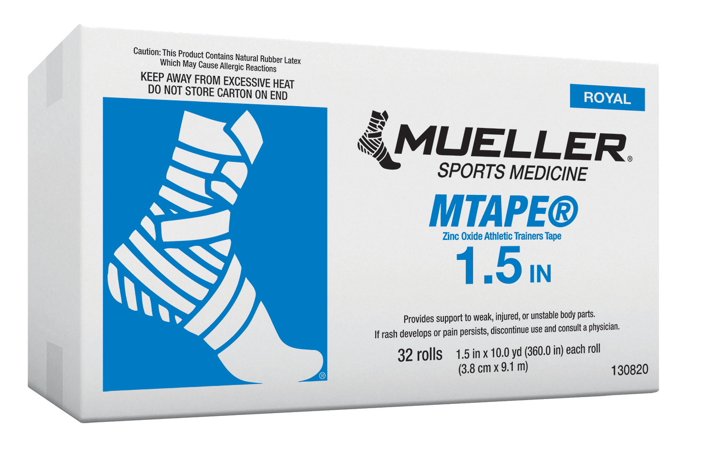 Mueller M-Tape Blau 130820VE Verpackungseinheit im Umkarton 